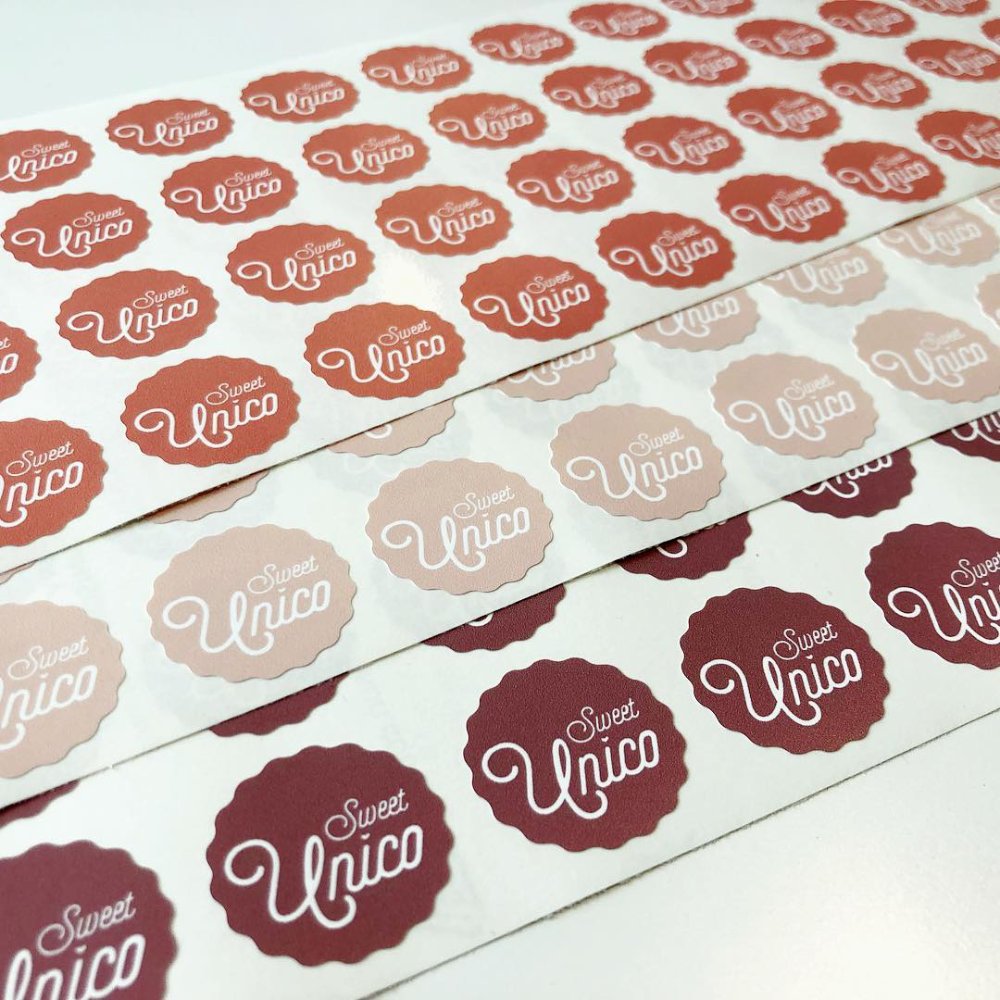 Etikety v hárkoch PET fólia